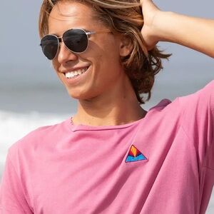 Aviator Nation Vibrant Pink Tee